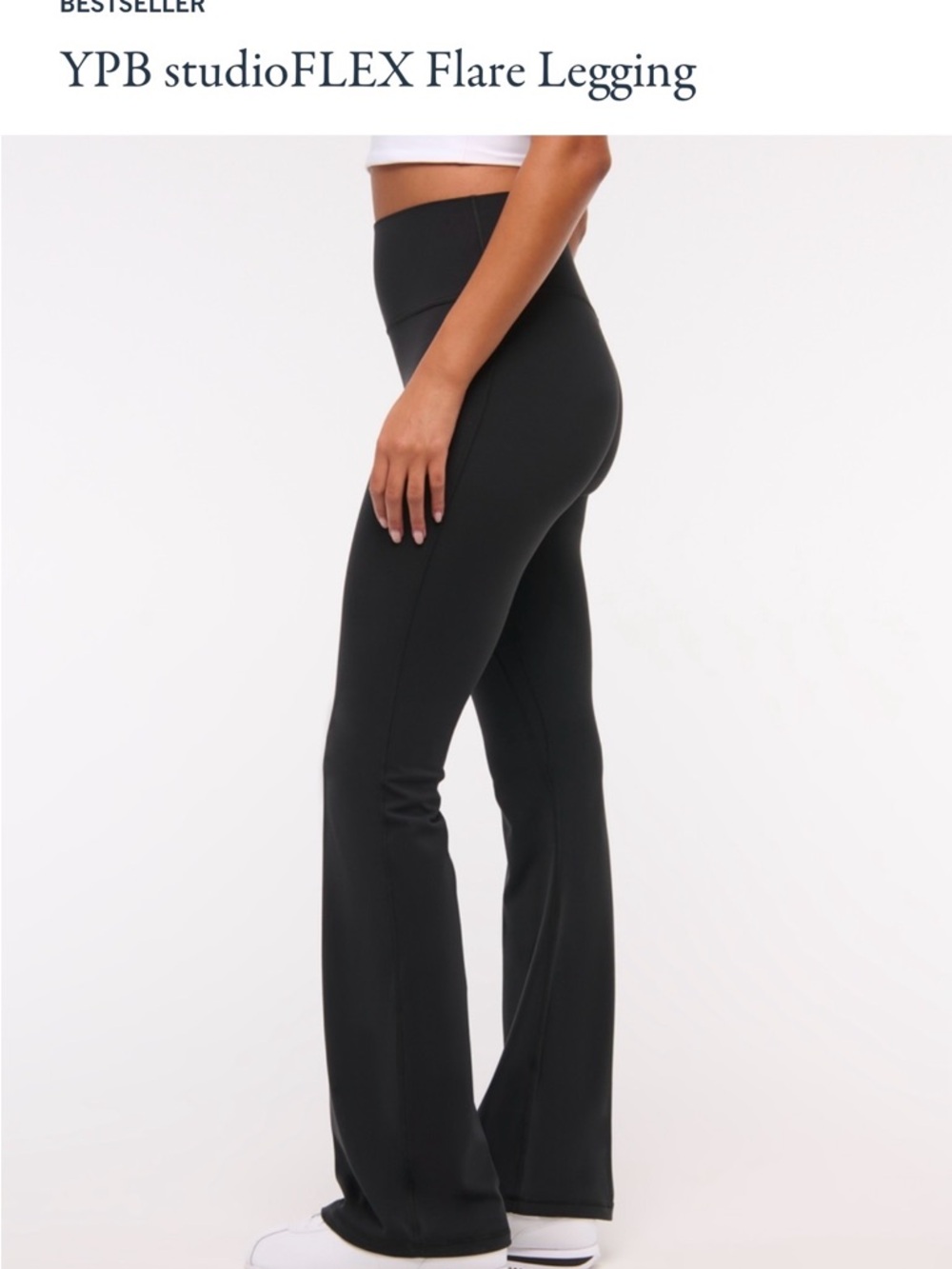 Abercrombie & Fitch Black Flare Leggings